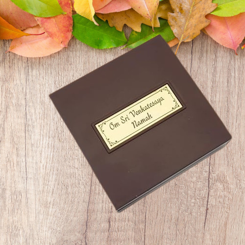 24K Gold Plated Tirupati Balaji Pocket Temple