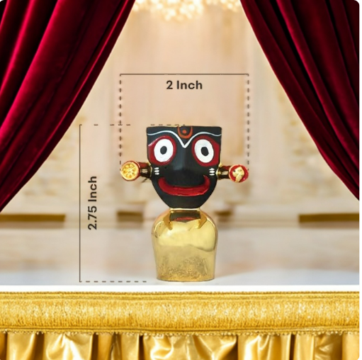 Lord Jagannath Murti - Gold Plated
