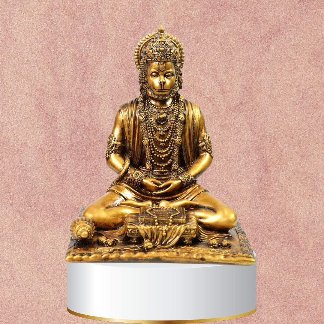 Meditating Lord Hanuman Ji Idol
