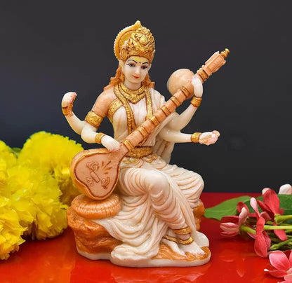 Maa Saraswati Murti Sculpture Hindu