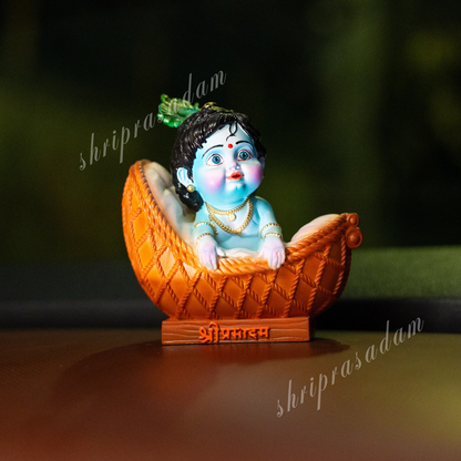 Laddo Gopal Idol | Bal Krishna Murti | Decorative Showpiece Makhan Chor