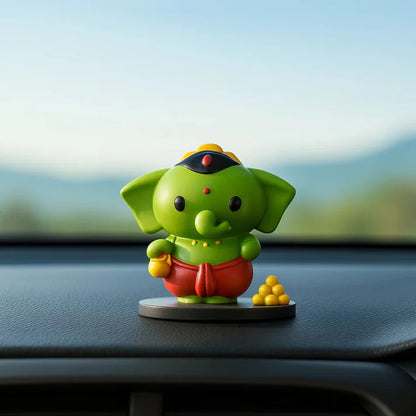 Cute Bal Ganesha Idol For Home, Car Dashboard, Gifting & Decor