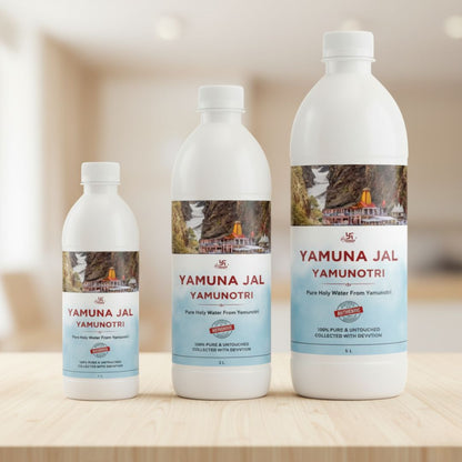Yamunotri Yamuna Jal | 100% Pure & Untouched Holy Water from Yamunotri | Sacred Yamuna Water for Puja, Abhishek & Rituals