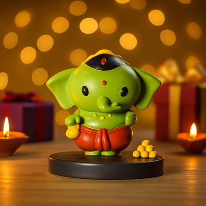 Cute Bal Ganesha Idol For Home, Car Dashboard, Gifting & Decor