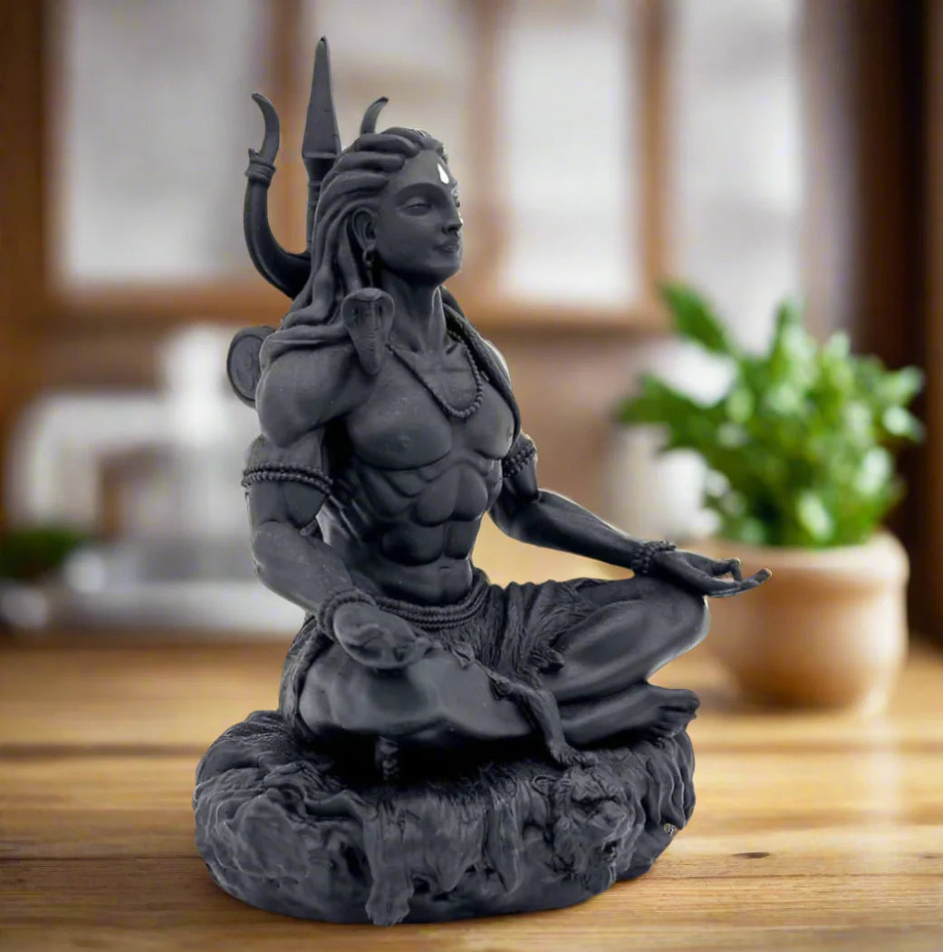 Shiva mahayogi Idol Shiv God adiyogi 3.5 Inch