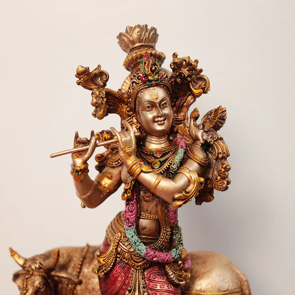 Shri Krishna with Cow Idol