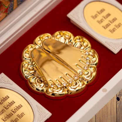 Gold Plated Shri Radha Krishna Pocket Temple