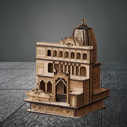 Khatu Shyam Mandir Small Beautiful Miniature | 3D Khatu Shyam Mandir model