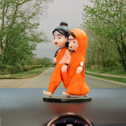 Sita Ram Bal Murti For Car Dashboard and Pooja Ghar