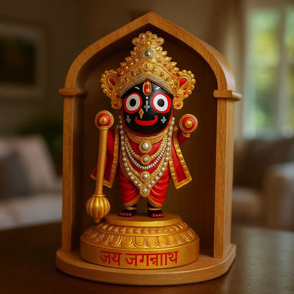 Shree Jagannath Idol Statue Divine Decor for Home, Car Dashboard & Gifting