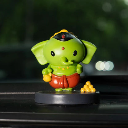 Cute Bal Ganesha Idol For Home, Car Dashboard, Gifting & Decor