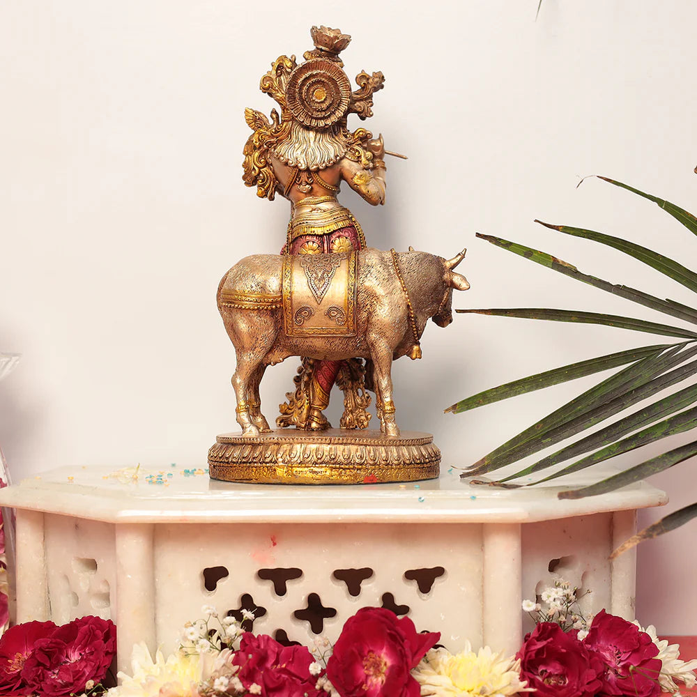 Shri Krishna with Cow Idol