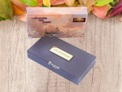 24K Gold Plated Swaminarayan pocket Temple