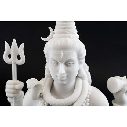 White Marble Shiva Statue