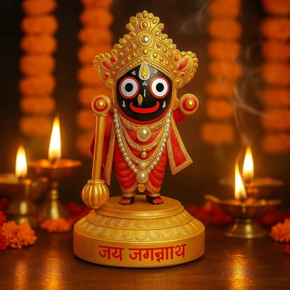 Shree Jagannath Idol Statue Divine Decor for Home, Car Dashboard & Gifting