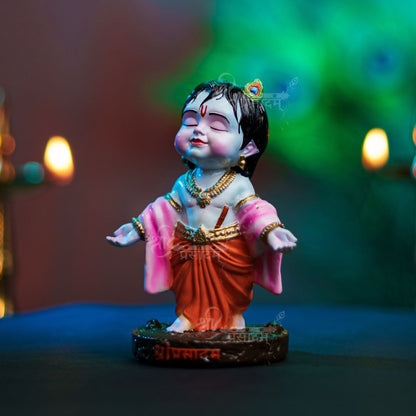 Bal Gopal Idol For Car Dashboard, Puja, & Gift