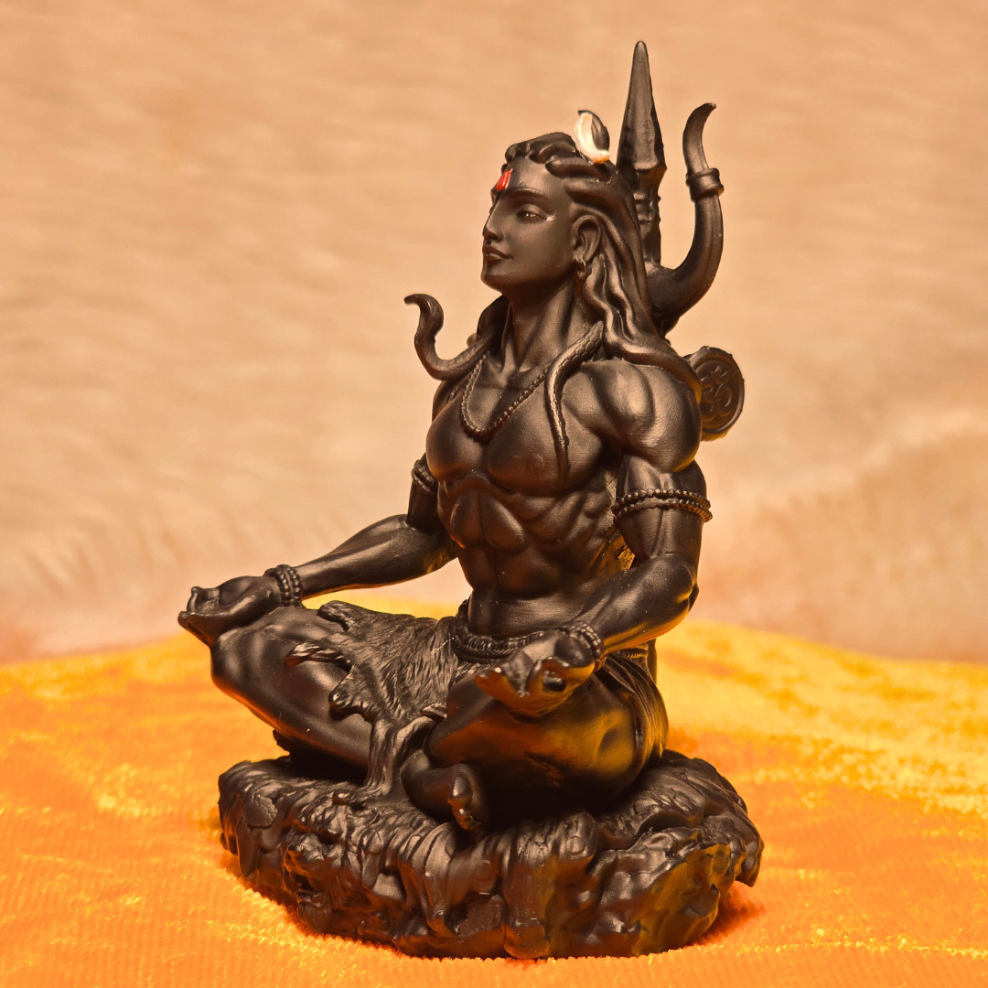 Shiva mahayogi Idol Shiv God adiyogi 3.5 Inch