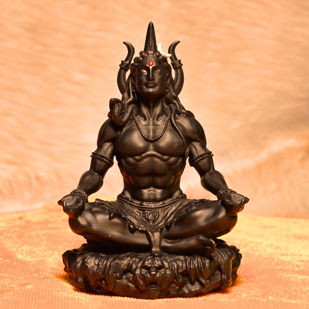 Shiva mahayogi Idol Shiv God adiyogi 3.5 Inch
