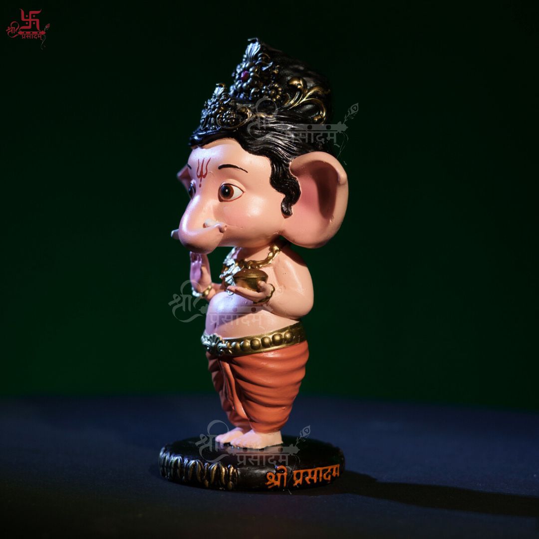 Bal Ganesha Idol For Home, Puja, and Gift