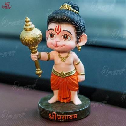 Bal Hanuman with Gada Decorative Showpiece