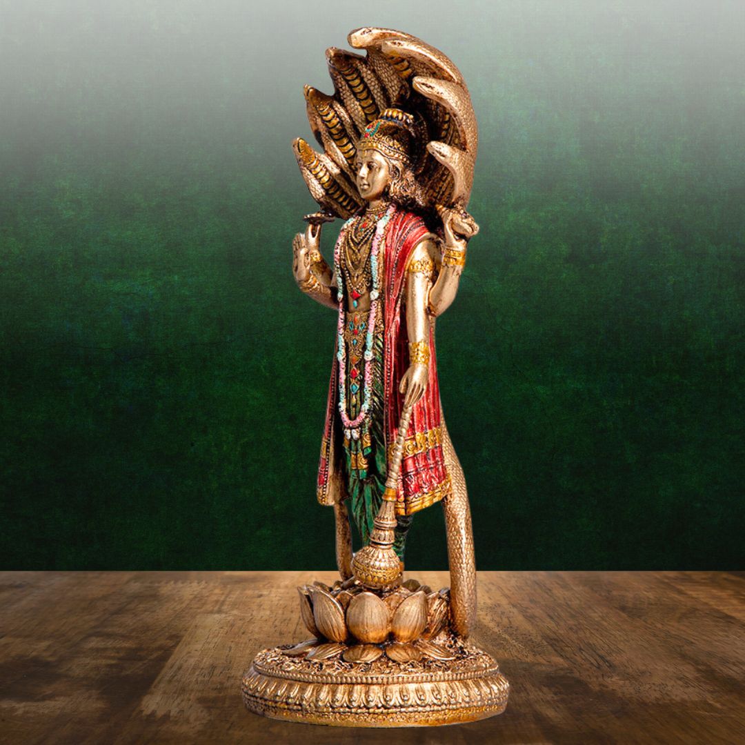 Bhagwan Vishnu Statue For Home, Puja, And Gift