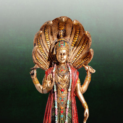 Bhagwan Vishnu Statue For Home, Puja, And Gift