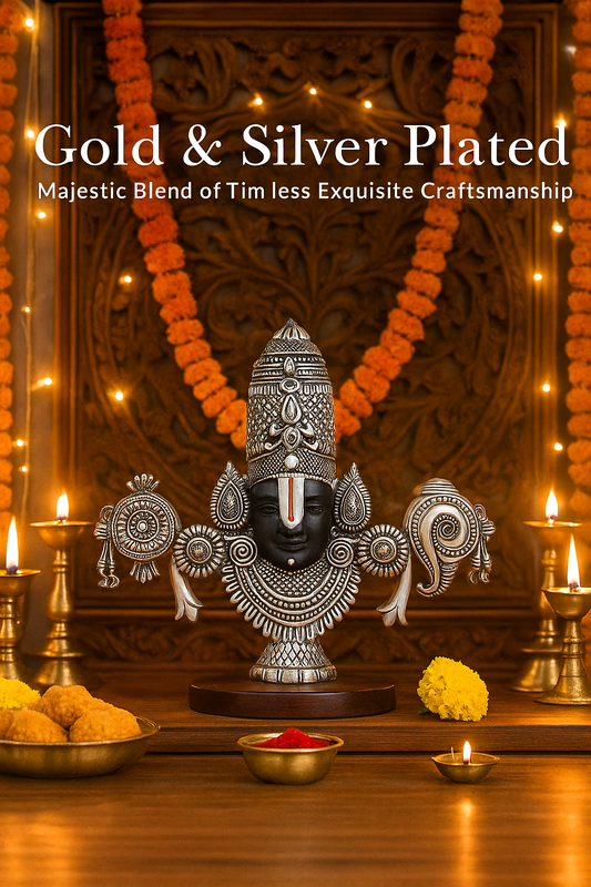 Lord Balaji Idol - Silver Plated