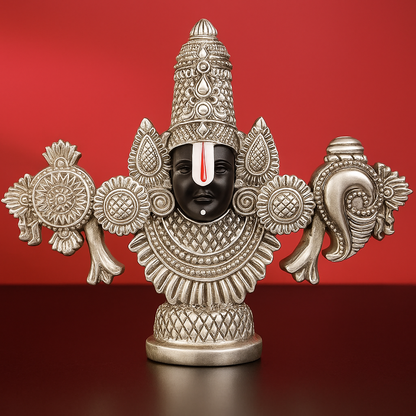 Lord Balaji Idol - Silver Plated