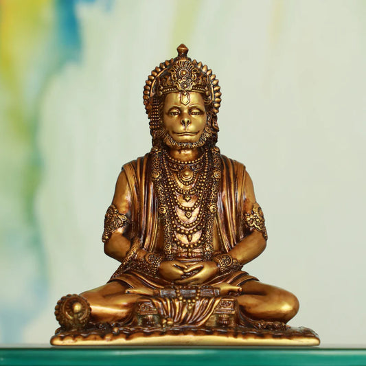 Meditating Lord Hanuman Ji Idol