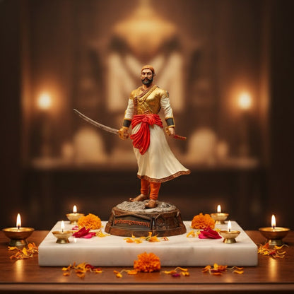 Maharaj Standing Idol (Color)