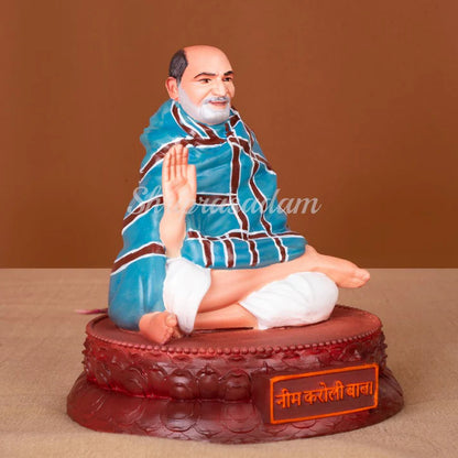 Neem Karoli Baba Idol Statue – For Home, Car Dashboard, Gifting & Spiritual Decor