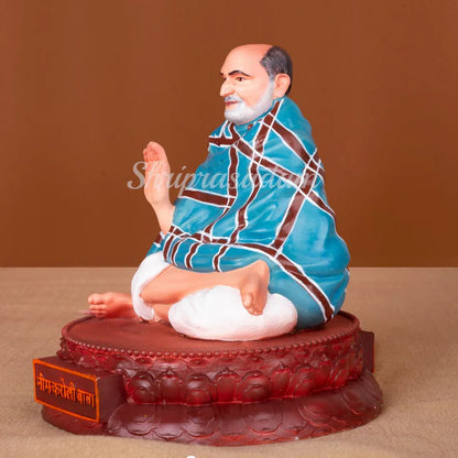 Neem Karoli Baba Idol Statue – For Home, Car Dashboard, Gifting & Spiritual Decor