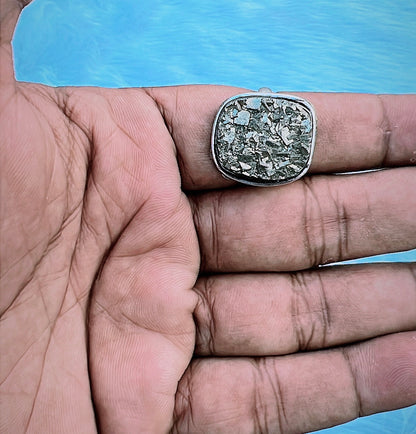 Pyrite Natural  Adjustable Ring