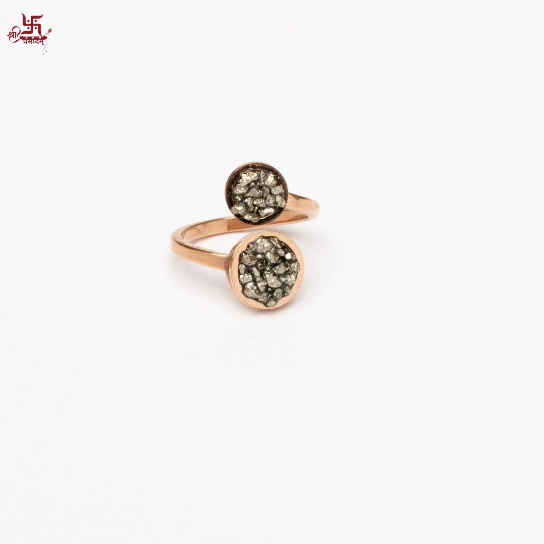 Pyrite Ring For Attract Money, Happiness and for Gifting Purpose