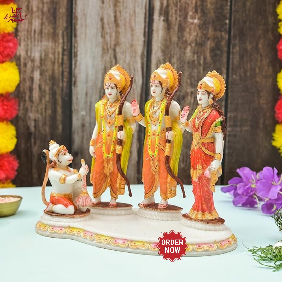 Ram Darbar Idol Statue Showpiece for Home Decor | Ram Darbar Murti For Puja