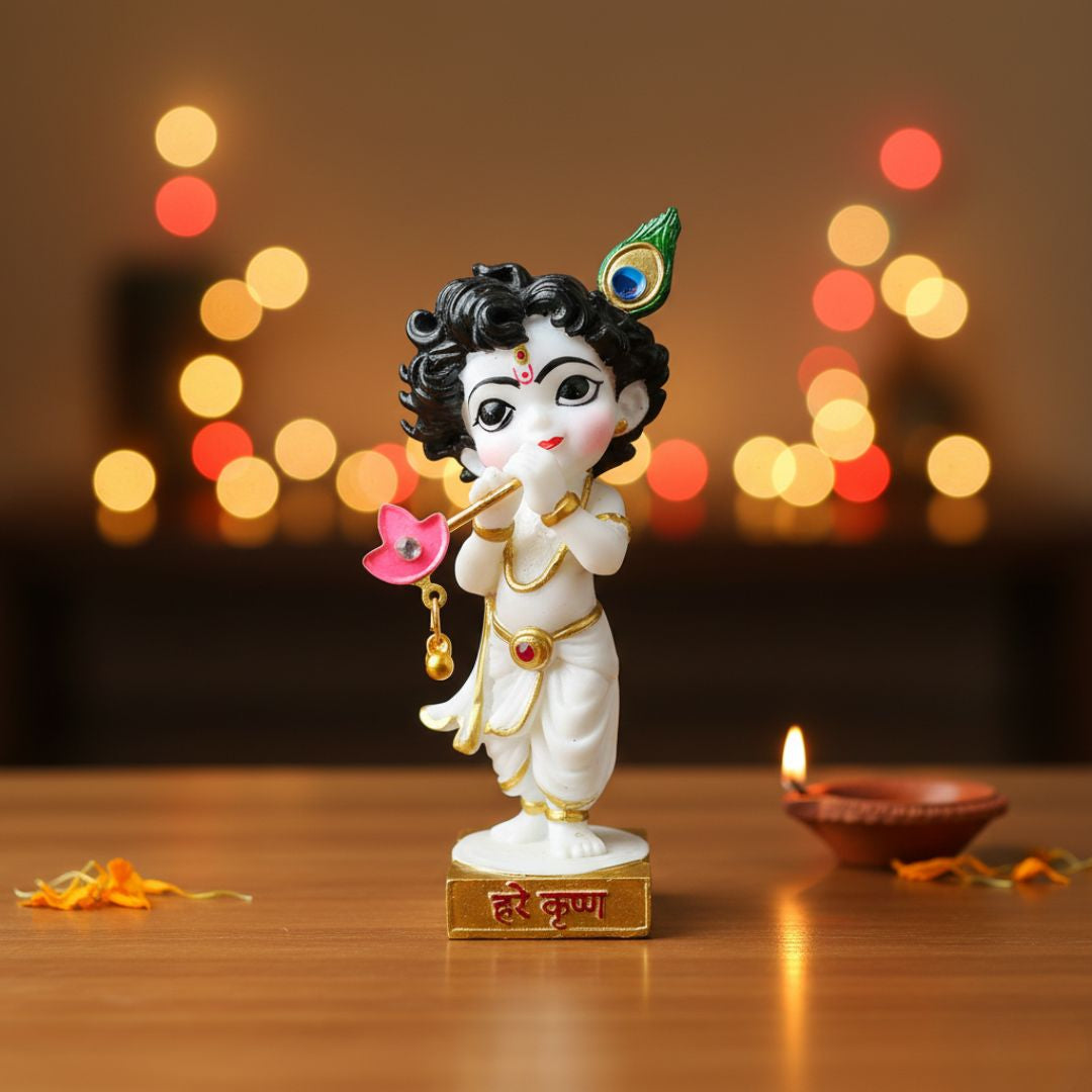 Shri Krishna with Flute Idol