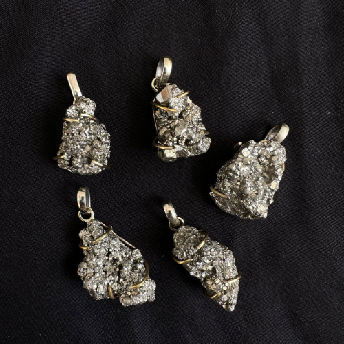 Natural Pyrite Pendant