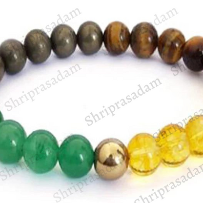 CITRINE PYRITE TIGER’S EYE - MONEY MANIFEST BRACELET