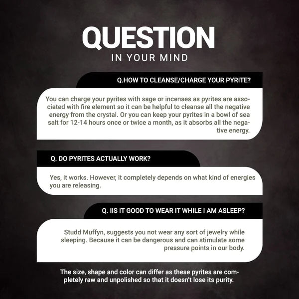 Pyrite Natural  Adjustable Ring