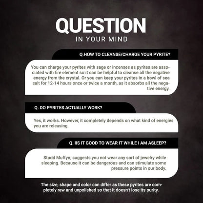 Pyrite Natural  Adjustable Ring