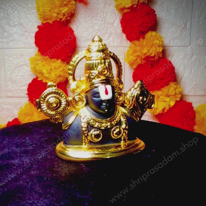 Lord Venkateswara Statue Tirupati Balaji Idol for Car Dashboard, Gift, Temple, Pooja, and Home