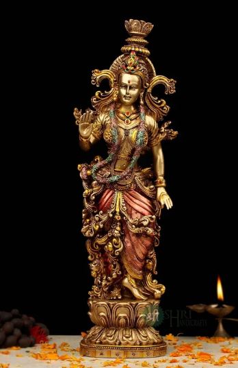 Radha Statue for Home Temple Decoration