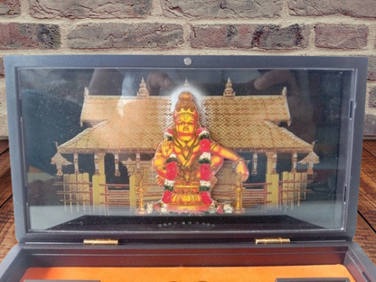 24K Gold Plated Ayyappa Swami Pocket Temple